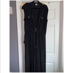 Black long pant jumpsuit